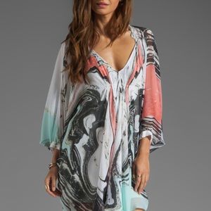 DVF batwing cocktail dress
